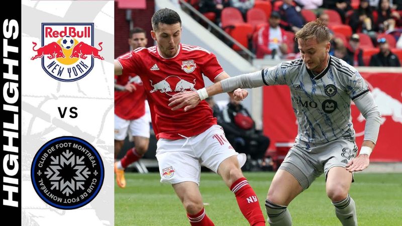 Trận đấu giữa New York Red Bulls vs Montreal Impact tại giải Nhà Nghề Mỹ