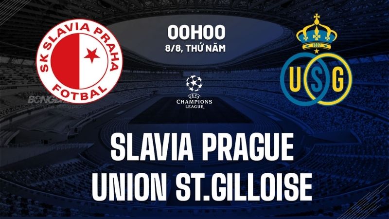 Nhận định kết quả bóng đá Slavia Praha vs Saint Gilloise của giải Champion League